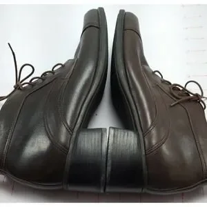 Clarks Springers Shoes Springers Leather Boots Sz 7.5 Women s Brown Heels 1.5 Chunky Made in Brazil Y2K Color Brown Size 7 Ckrich2 s Closet